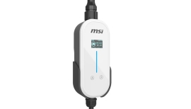 MSI Portable EV Charger White Ezgo 10A+15A+Home kit, Single Phase, 230V, 1PH, 2.3KW & 3.4KW, 5M Type 2 Charging gun, 1.8'LCD, IP66, 1.5T, Bluetooth 9S6-C80611-004