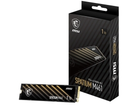 MSI SPATIUM M461 PCIe 4.0 NVMe M.2 1TB Internal SSD PCIe Gen4 NVMe (SPATIUM M461 PCIe 4.0 NVMe M.2 1TB), 5 Year Warranty SPATIUM M461 1TB