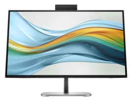 HP Series 5 Pro 527PM 27" 100Hz QHD Monitor 2.5K 2560x1440 16:9 5ms Height Adjustable Tilt Swivel Pivot 2xDP HDMI 1xUSB-C 100W PD Webcam LAN SPK VESA 9E0Y9UT
