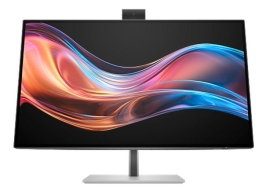 HP Series 7 Pro 727PM 27" 4K UHD Thunderbolt IPS Conferencing Monitor 3840x2160 16:9 5ms Height Adjust Tilt Swivel Pivot Webcam Speakers USB-C VESA 8K135AA