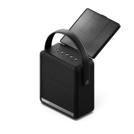 Cygnett FreePlay Solar Chargingr Wireless Speaker & 8K Power Bank - Black(CY4968SOSPE),Dust & Water Resistant,Dual Speaker,10 Meter, 2 Years Warranty CY4968SOSPE