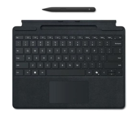 Microsoft Surface Pro 8/9/X/10/11 Business Signature Mechanical & Backlit Key Large Type cover Keyboard Black with Slim Pen 8X6-00182