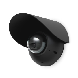 Ubiquiti G6 Dome Camera Weather Shield, Black, G6 Dome Camera Accessory, Optimal Image Quality, Protection Elements, Installed Outdoors, Wall, Pole. UACC-G6-Dome-WS-B