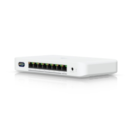 Ubiquiti Device Bridge Switch, Compact PoE+ Switch* (1) 10 GbE Port, (7) 2.5 GbE Ports, 6 GHz, WiFi 7 Integration, Seamless, High-Capacity,UniFi WiFi. UDB-Switch