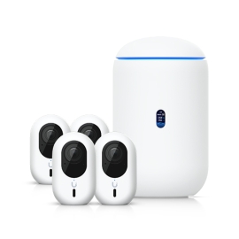Ubiquiti Advanced Home Surveillance Bundle (4 Instant Cameras Pack), Includes 1× UDR7, 4× UVC-G6-INS-W, *Requires MicroSD card for Protect Storage* NHU-UDR7-G6-INS-4