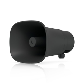 Ubiquiti AI Horn Speaker, Black,All-weather PoE 120 dB Horn Speaker With Advanced AI Alert Functionality&Versatile Wall, Corner,Pole Mounting Options UP-AI-HORN-SPEAKER-B