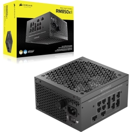 Corsair RM850x SHIFT Fully Modular ATX Power Supply (IN), 850W, ATX 3.1, Gold efficiency, FDB 140mm fan, fully modular, zero RPM, 10yr warranty CP-9020299-AU
