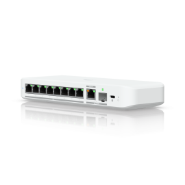 Ubiquiti | USW-Flex-2.5G-8 | UniFi Compact 8 Port Gigabit Desktop Switch, 8 X 2.5G Ports, 1 X 10G PoE+ Input Port For Power / Sfp+ Port Combo USW-Flex-2.5G-8 UB.USW.FLEX.2.5G8