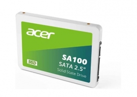 ACER SA100-960GB 2.5 SATA lll SSD Writing Speed 493 MB/s Reading Speed 560 MB/s BL.9BWWA.104 - 3 Year Warranty