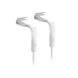 Ubiquiti UniFi Patch Cable, Length 0.3m, White, Ultra-Thin Patch Cable With GbE Support And Flexible, Bendable Boots For Enhanced Installati.