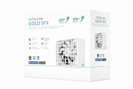 DeepCool PS750G WH 750W Gamer Storm SFX ,Full Japanese Electrolytic Capacitors, Cybenetics Platinum /PPLP Gold, Fluid Dynamic Bearing R-PS750G-FE0W-JGAU