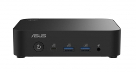 ASUS NUC 14 Essential Core N97 Barebone Mini PC, Intel N97, DDR5 SODIMM RAM Slot, Integrated Intel UHD Graphics, 2.5GbE, Wi-Fi 6E, M.2, No OS No Cord RNUC14MNK9700000