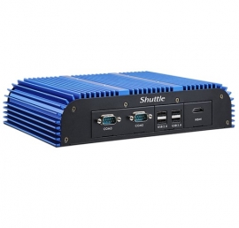 Shuttle BPCAL03I3 Box PC, Core i3-1215UE, 2x DDR5, 2x LAN, 3x COM, 1x M.2, 8x USB, 2x HDMI BPCAL03-I3