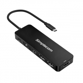 Simplecom CHT811 11-in-1 USB-C 4K Triple Display MST Docking Station with Dual HDMI DP CHT811