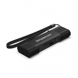 Simplecom CR402B SuperSpeed Usb-c And Usb-a Dual Slot Card Reader For Sd MicroSD USB 3.2 Gen 1 CR402B USSI-CR402B