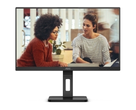 23.8" Ips 4ms, Full Hd, - DP, HDMI, VGA. Tilt, Low Blue Mode, Flicker Free, 2x Speakers. Vesa 100, 3 Side Frameless, Height Adjust Monitor 24E3QAF