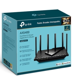 TP-Link Archer AX72 AX5400 Dual-Band Gigabit Wi-Fi 6 Router, Mu-Mimo, Ofdma, 6x Antennas, Beamforming, 1x USB 3.0, Advanced Security And QoS Archer AX72
