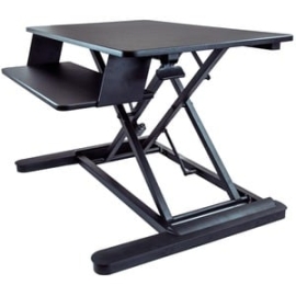 StarTech.com Sit Stand Desk Converter - Keyboard Tray - Height Adjustable Ergonomic Desktop/Tabletop Standing Desk - Large 35"x21" Surface - Up To 76.2 Cm (30") Screen Support - 15.06 Kg Load Capacity - 16 Cm Height X 89.9 Cm Width - Desktop, Tabletop -
