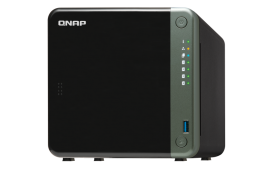 QNAP 4-BAY NAS (NO DISK) CELERON 2.0GHz, 4GB, 2.5GbE(2), PCIe(1), TWR, 3YR WTY TS-453D-4G
