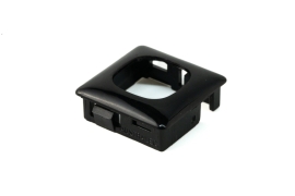 Oe Elsafe | Workstation Data Bezel - 25.4sq Cutout To Suit Au/ Nz | Black 020.016.0071