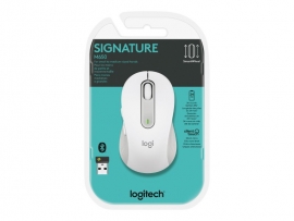 LOGITECH SIGNATURE M650 WIRELESS MOUSE,BOLT USB RECEIVE R,BT,WHITE- 1 YR WTY 910-006264