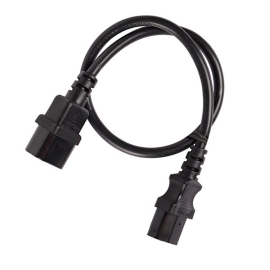 1m Iec C13 To C14 Extension Cable M-F | Black 011.180.1001