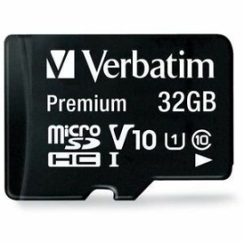 Verbatim 32 Gb Class 10/Uhs-I (U1) MicroSDHC - 1 - Taa Compliant - 45 MB/s Read 44083