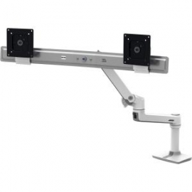 Ergotron Lx Dual Direct Desk Mount Arm White 45-489-216