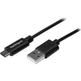 StarTech.com 0.5m USB C To USB A Cable - M/M - USB 2.0 - USB-C Charger Cable - USB 2.0 Type C To Type A Cable - Cable For Notebook, Wall Charger, Power Bank - First End: 1 X 4-pin USB 2.0 Type A - Male - Second End: 1 X 24-pin USB 2.0 Type C - Male - 480