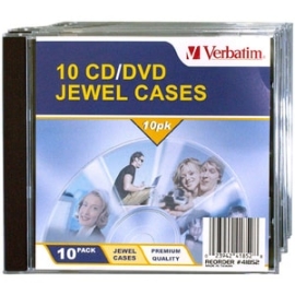 Verbatim Optical Disc Case - Jewel Case - Black 41852