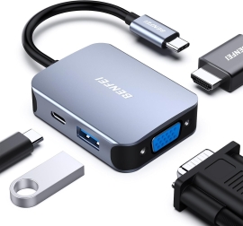 Benfei USB C Hub 4-in-1 ELEBEN310GY