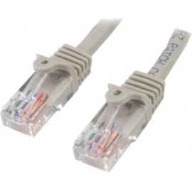 Startech 2 M Gray Cat5e Snagless Rj45 Utp Patch Cable - 2m Patch Cord - Ethernet Patch Cable -