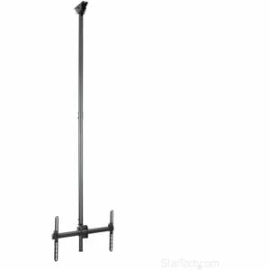 StarTech.com Tv Ceiling Mount, Full-Motion Hanging Single Screen Vesa Mount For 32"-75" TVs / Displays - Height Adjustable Telescopic Pole - Full Motion Single Tv Ceiling Mount For Vesa Displays Up To 75" - Adjust. Telescopic Pole, 8.2' - 9.8' (2,5 - 3m)
