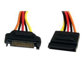 Startech 12" 15 Pin Sata Power Extension Cable - Sata Power Extender, Ltw SATAPOWEXT12