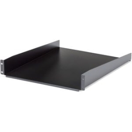 StarTech.com 2U Server Rack Cabinet Shelf - Fixed 22" Deep Cantilever Rackmount Tray For 19" Data/AV/Network Enclosure W/cage Nuts, Screws - 2U 19in Server Rack Cabinet Shelf 22in Deep - Eia/Eca-310 Cantilever Tray W/universal Fit In Data/Network Enclosu