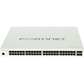 FortiSwitch 248E-Fpoe Layer 2/3 FortiGate Switch Controller Compatible PoE+ Switch With 48 X Ge RJ45 Ports, 4 X Ge Sfp, With Automatic Max 740W Poe Output Limit FS-248E-FPOE