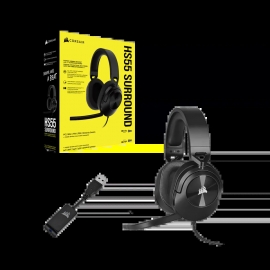 Corsair HS55 Surround Headset, Carbon - Ap CA-9011265-AP