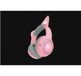 Razer Kraken Kitty V2 BT-Quartz Edition-Wireless Bluetooth RGB Headset with Kitty Ears-FRML Packaging RZ04-04860100