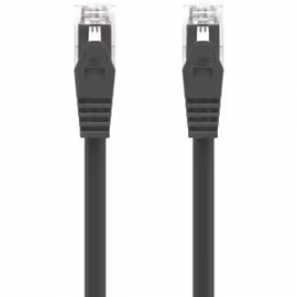 Alogic 50 cm Category 6 Network Cable for Network Device - First End: 1 x RJ-45 Network - Male - Second End: 1 x RJ-45 Network - Male - 1 Gbit/s - Patch Cable - Gold Plated Connector - 24 AWG - Black C6-0.5-BLACK