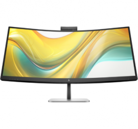 HP SERIES 5 PRO 534PM, 34" WQHD CURVED, 21:9, 3440x1440, IR WEBCAM, SPEAKERS, USB-C (100W PD), DP+HDMI, RJ45, Tilt, Swivel, Pivot, Height, USB, 3 Yrs 534PM(9E0Z2UT)