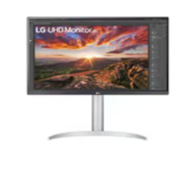 Lg 27" 4K UHD, IPS, HDR400, 16:9, (3840x2160),5ms,60Hz,HDMI(2.0)x2,DP(1.4),USB-C(90W),TILT,PIVOT,HEIGHT ADJ,SPK(5Wx2),VESA100x100,3YR WTY 27UP850K-W