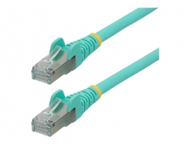 STARTECH 3M AQUA CAT6A S FTP SNAGLESS PATCH CABLE LSZH NLAQ-3M-CAT6A-PATCH