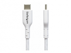 STARTECH 2M USB-C CHARGING CABLE, 60W 3A PD, WHITE, LTW USB2CC2MNCWHE