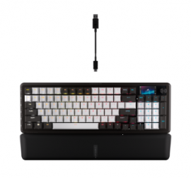 VANGUARD 96-Pulse, Black & White, Dual Tone PBT CH-91E921I-NA(VG96P-BW-DT)