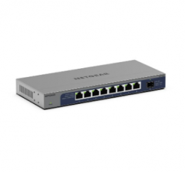 NETGEAR 8-port Gigabit Unmanaged Switch with 1 dedicated 10G SFP+ Port, ProSAFE Lifetime Warranty GS108X-100AUS