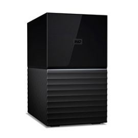 My Book Duo 16TB Desktop Raid External Hard Drive USB 3.1 Gen2 - Black WDBFBE0160JBK-AESN