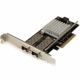 StarTech.com 10G Network Card - 2x 10G Open Sfp+ Multimode Lc Fiber Connector - Intel 82599 Chip - Gigabit Ethernet Card - PCI Express X4 - 20 Gbit/s Data Transfer Rate - Intel 82599 - 2 Port(s) - Optical Fiber PEX20000SFPI