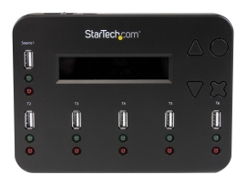 Startech 1 To 5 USB Flash Drive Duplicator, 2MODE, No Host, LCD Display, USB2.0, 2YR USBDUP15
