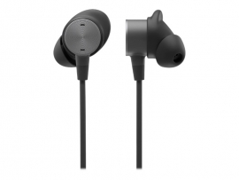 LOGITECH ZONE WIRED UC EARBUDS,NOISE CANCELLING,3.5MM/USB-C WITH USB-A ADAPTER -2YR WTY 981-001095