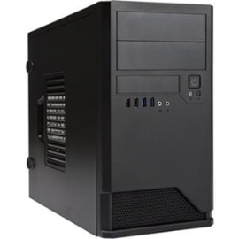 In Win EM048 Computer Case - Micro Atx Motherboard Supported - Mini-tower - Black - 6 X Bay(s) - 1 X 400 W - Power Supply Installed - 2 X External 5.25" Bay(s) - 1 X External 3.5" Bay(s) - 2 X Internal 3.5" Bay(s) - 1 X Internal 2.5" Bay(s) - 4 X Slot(s)